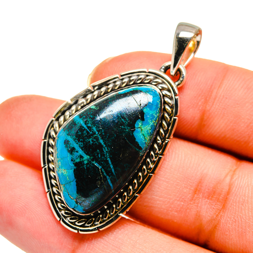 Shattuckite Pendants handcrafted by Ana Silver Co - PD11547