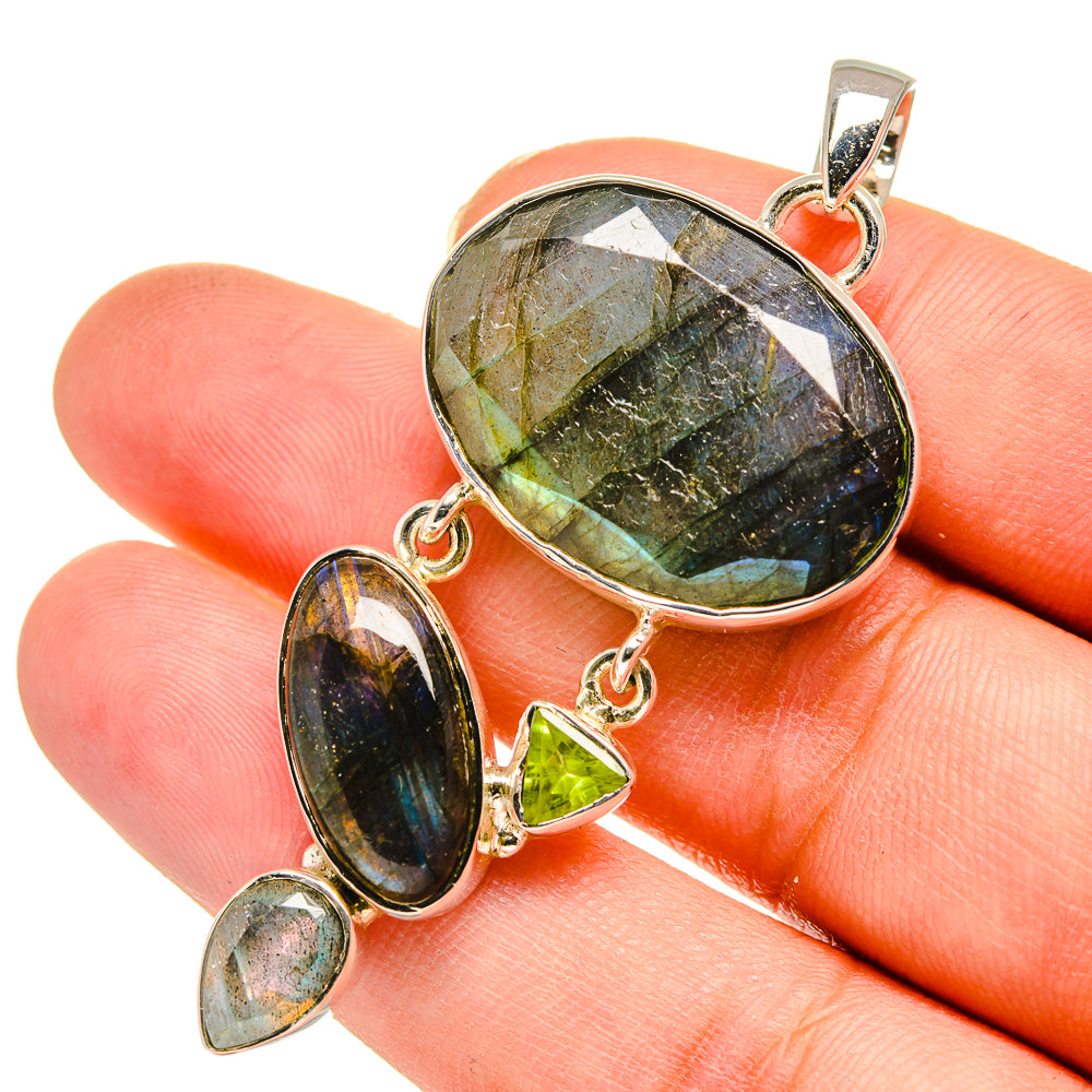 Labradorite Pendants handcrafted by Ana Silver Co - PD11562