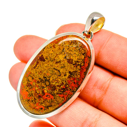 Moroccan Agate Pendants handcrafted by Ana Silver Co - PD11564