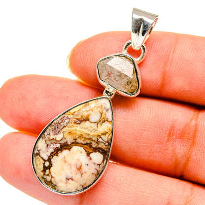 Peanut Wood Jasper Pendants handcrafted by Ana Silver Co - PD11572
