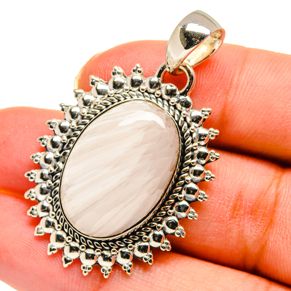Rainbow Moonstone Pendants handcrafted by Ana Silver Co - PD11577