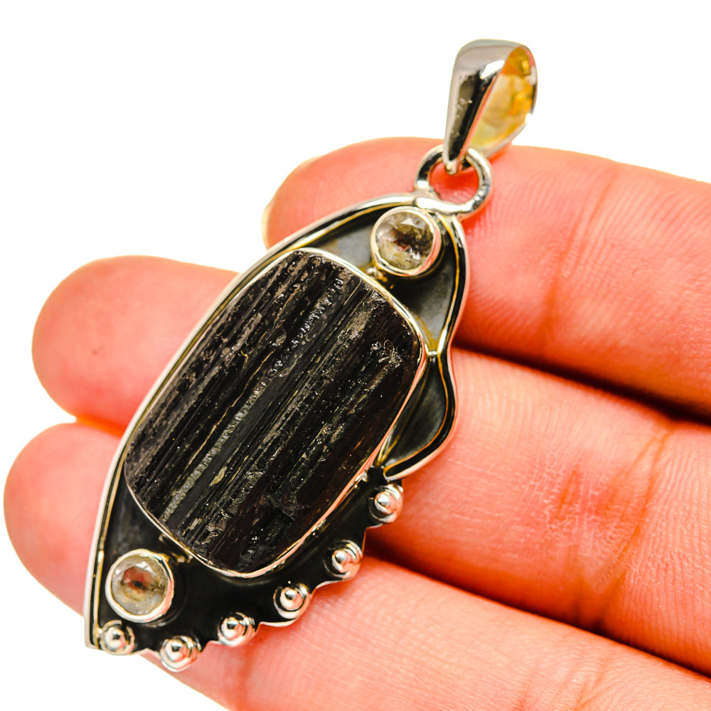 Tektite Pendants handcrafted by Ana Silver Co - PD11582
