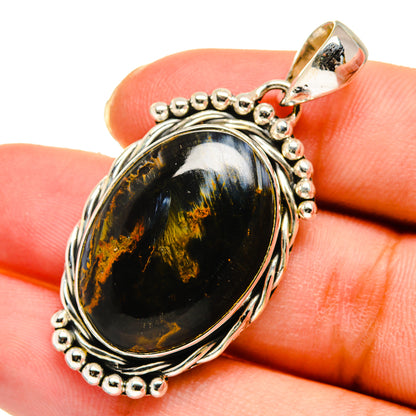 Pietersite Pendants handcrafted by Ana Silver Co - PD11584
