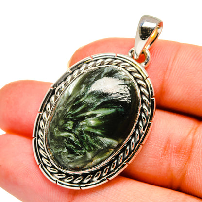 Seraphinite Pendants handcrafted by Ana Silver Co - PD11585