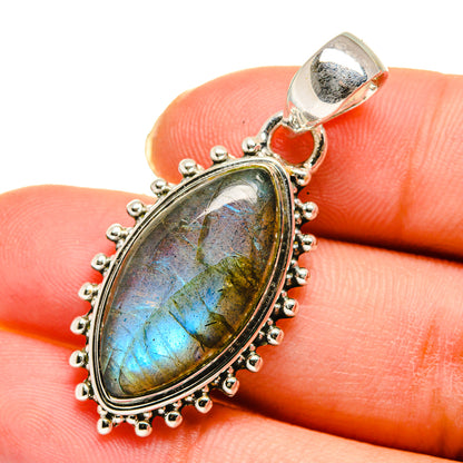 Labradorite Pendants handcrafted by Ana Silver Co - PD11588