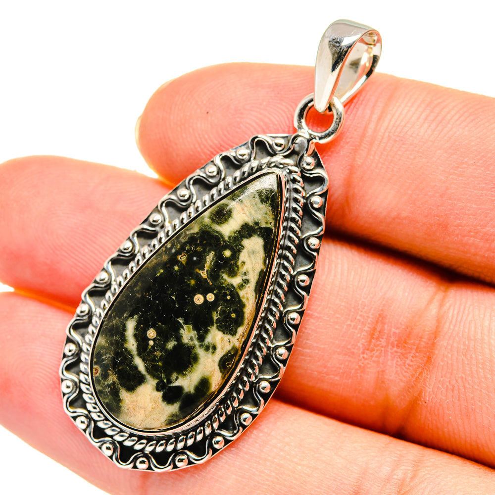 Ocean Jasper Pendants handcrafted by Ana Silver Co - PD11590