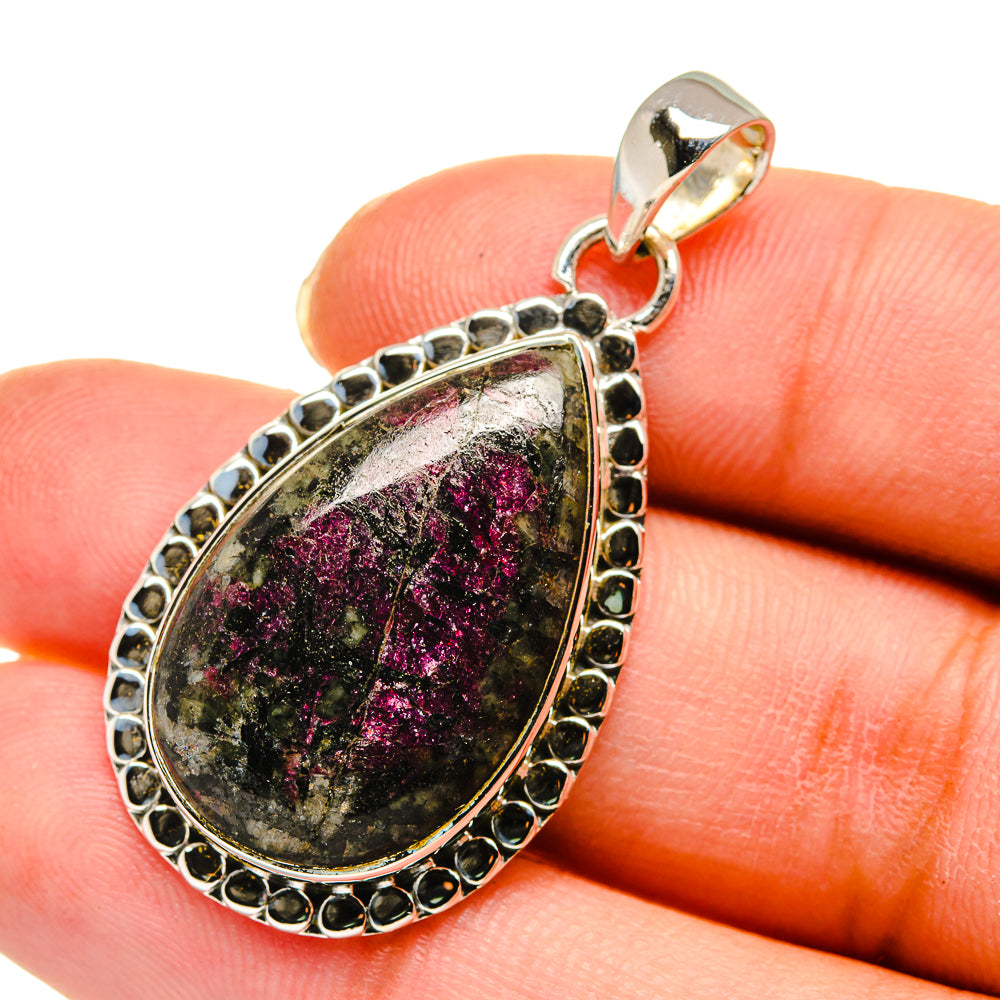 Russian Eudialyte Pendants handcrafted by Ana Silver Co - PD11592