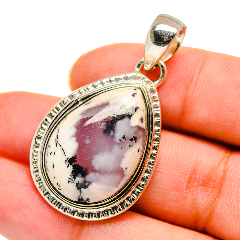 Dendritic Opal Pendants handcrafted by Ana Silver Co - PD11599