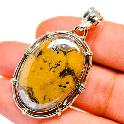 Schalenblende Pendants handcrafted by Ana Silver Co - PD11607