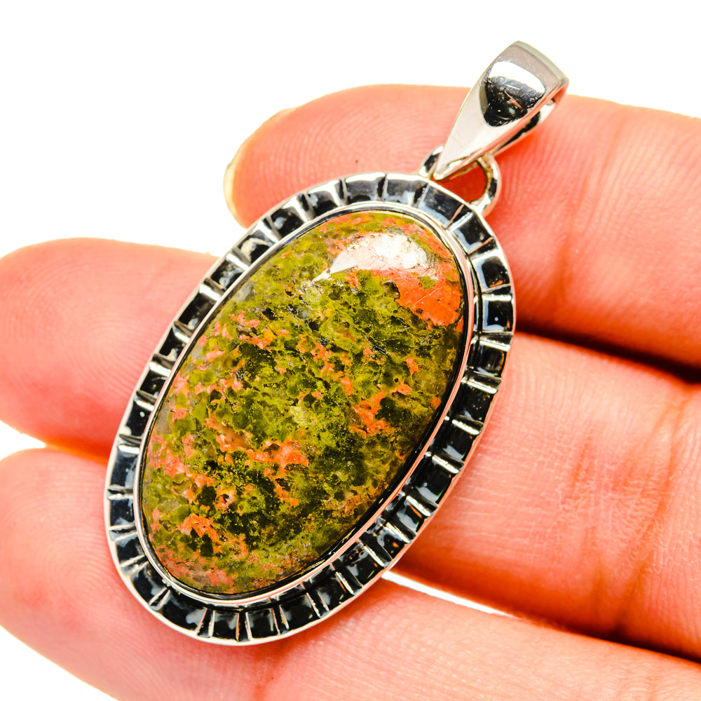 Unakite Pendants handcrafted by Ana Silver Co - PD11610