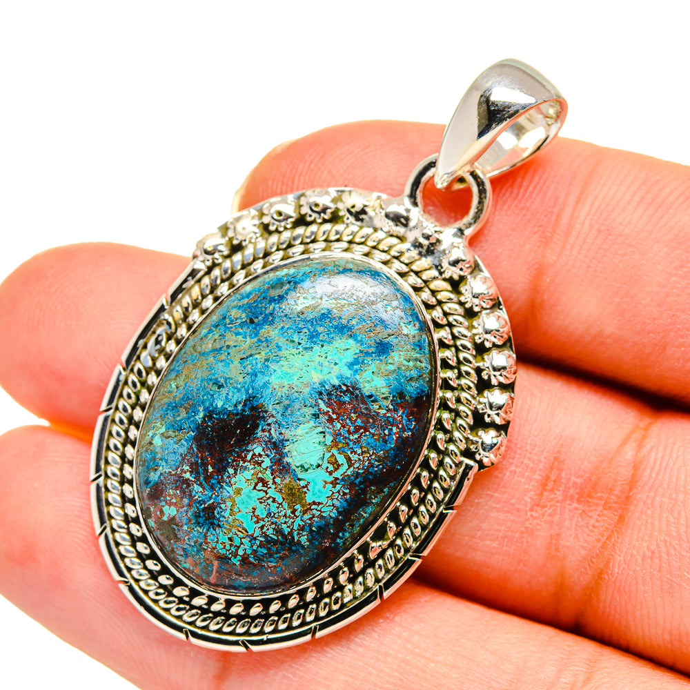 Shattuckite Pendants handcrafted by Ana Silver Co - PD11611