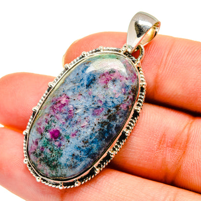 Ruby Fuchsite Pendants handcrafted by Ana Silver Co - PD11616