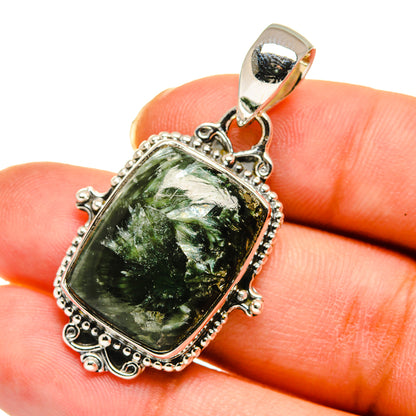 Seraphinite Pendants handcrafted by Ana Silver Co - PD11633