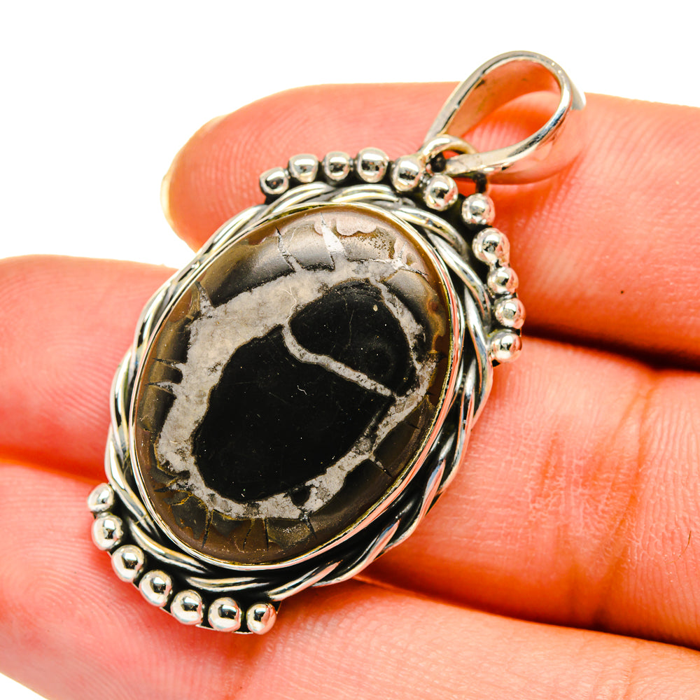 Septarian Geode Pendants handcrafted by Ana Silver Co - PD11635