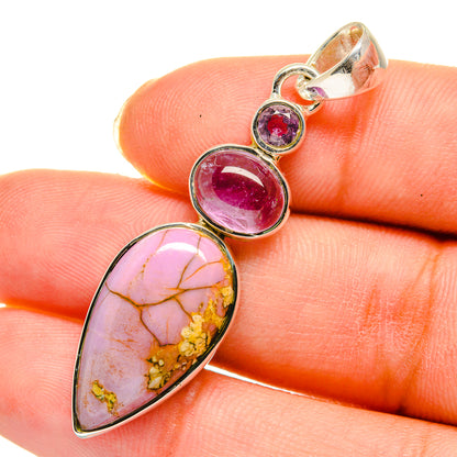 Phosphosiderite Pendants handcrafted by Ana Silver Co - PD11645