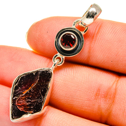 Garnet Pendants handcrafted by Ana Silver Co - PD11656