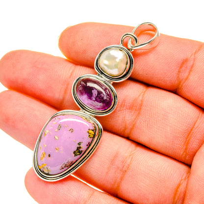 Phosphosiderite Pendants handcrafted by Ana Silver Co - PD11663