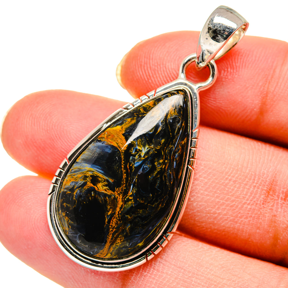 Pietersite Pendants handcrafted by Ana Silver Co - PD11667