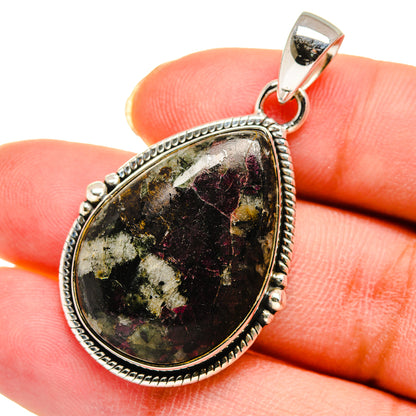 Russian Eudialyte Pendants handcrafted by Ana Silver Co - PD11668