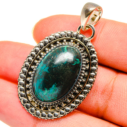 Shattuckite Pendants handcrafted by Ana Silver Co - PD11683