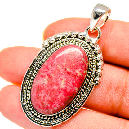 Rhodochrosite Pendants handcrafted by Ana Silver Co - PD11697