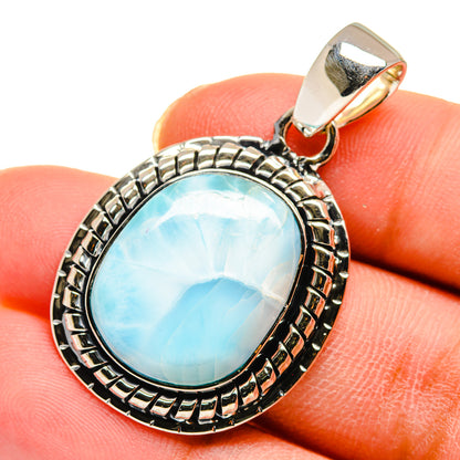 Larimar Pendants handcrafted by Ana Silver Co - PD11709