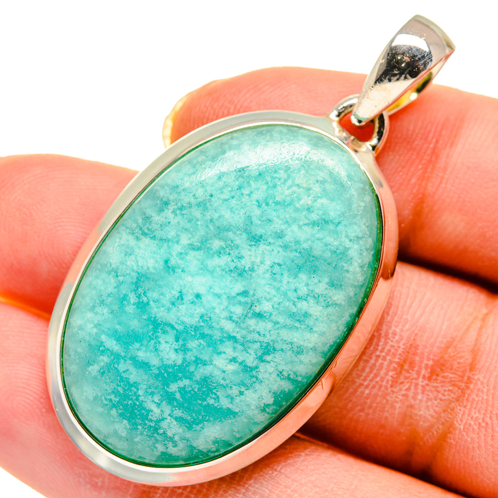Amazonite Pendants handcrafted by Ana Silver Co - PD11717