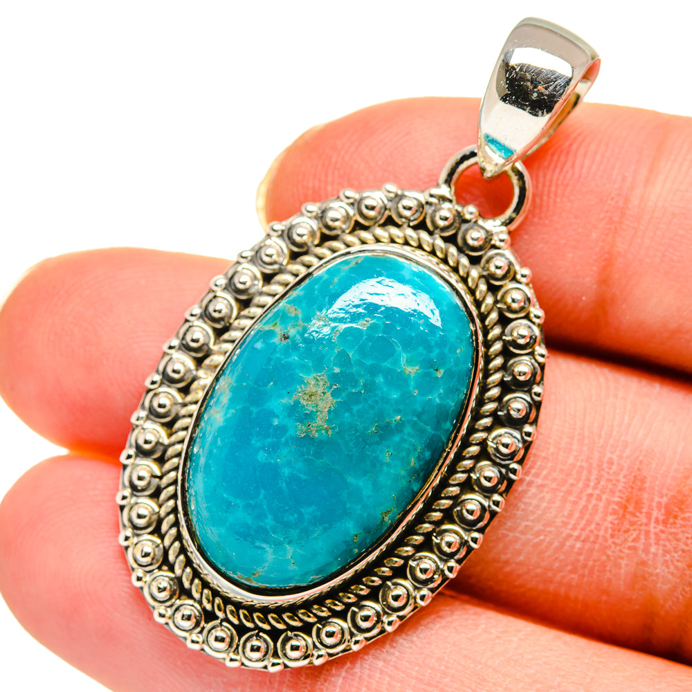 Chrysocolla Pendants handcrafted by Ana Silver Co - PD11725