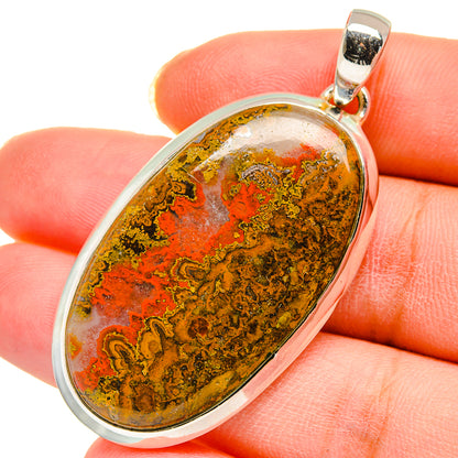 Moroccan Agate Pendants handcrafted by Ana Silver Co - PD11732