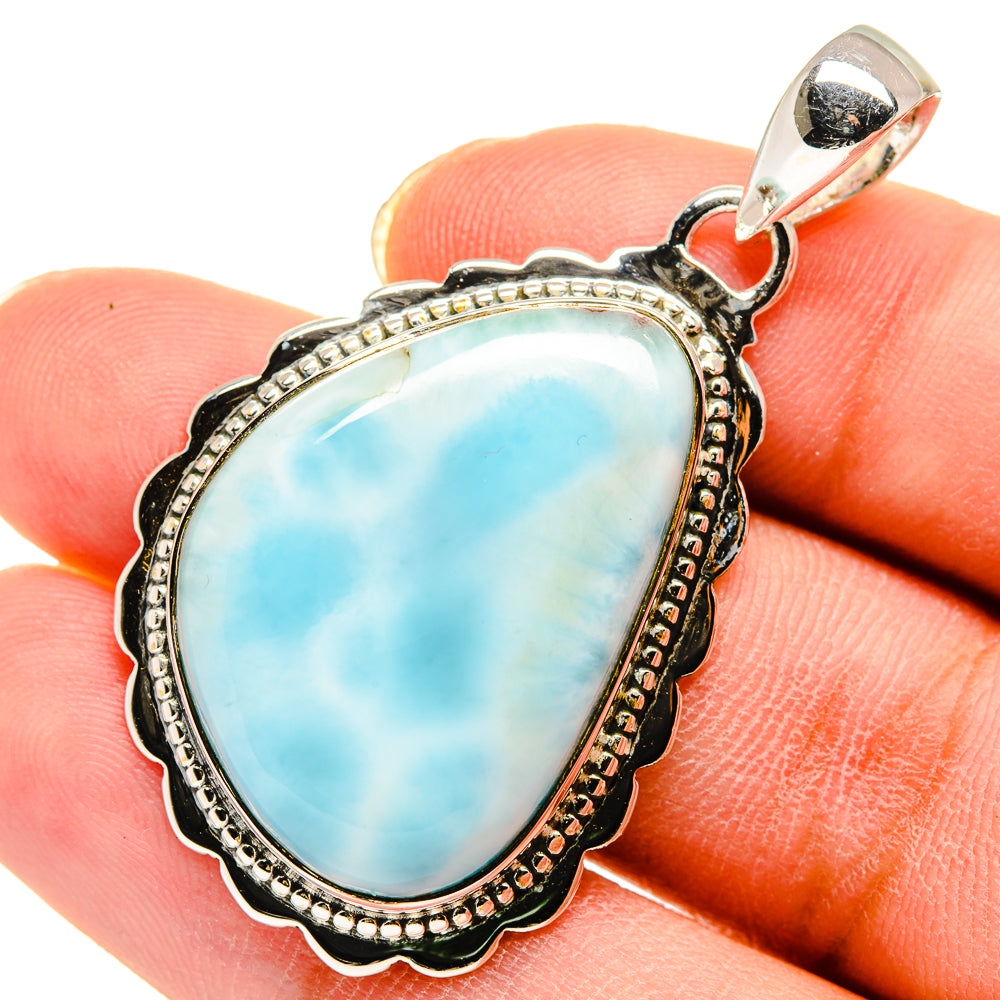 Larimar Pendants handcrafted by Ana Silver Co - PD11736
