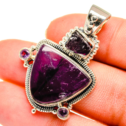 Amethyst Pendants handcrafted by Ana Silver Co - PD11741