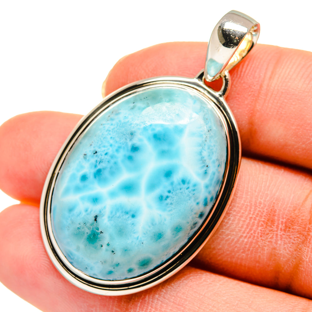 Larimar Pendants handcrafted by Ana Silver Co - PD11743