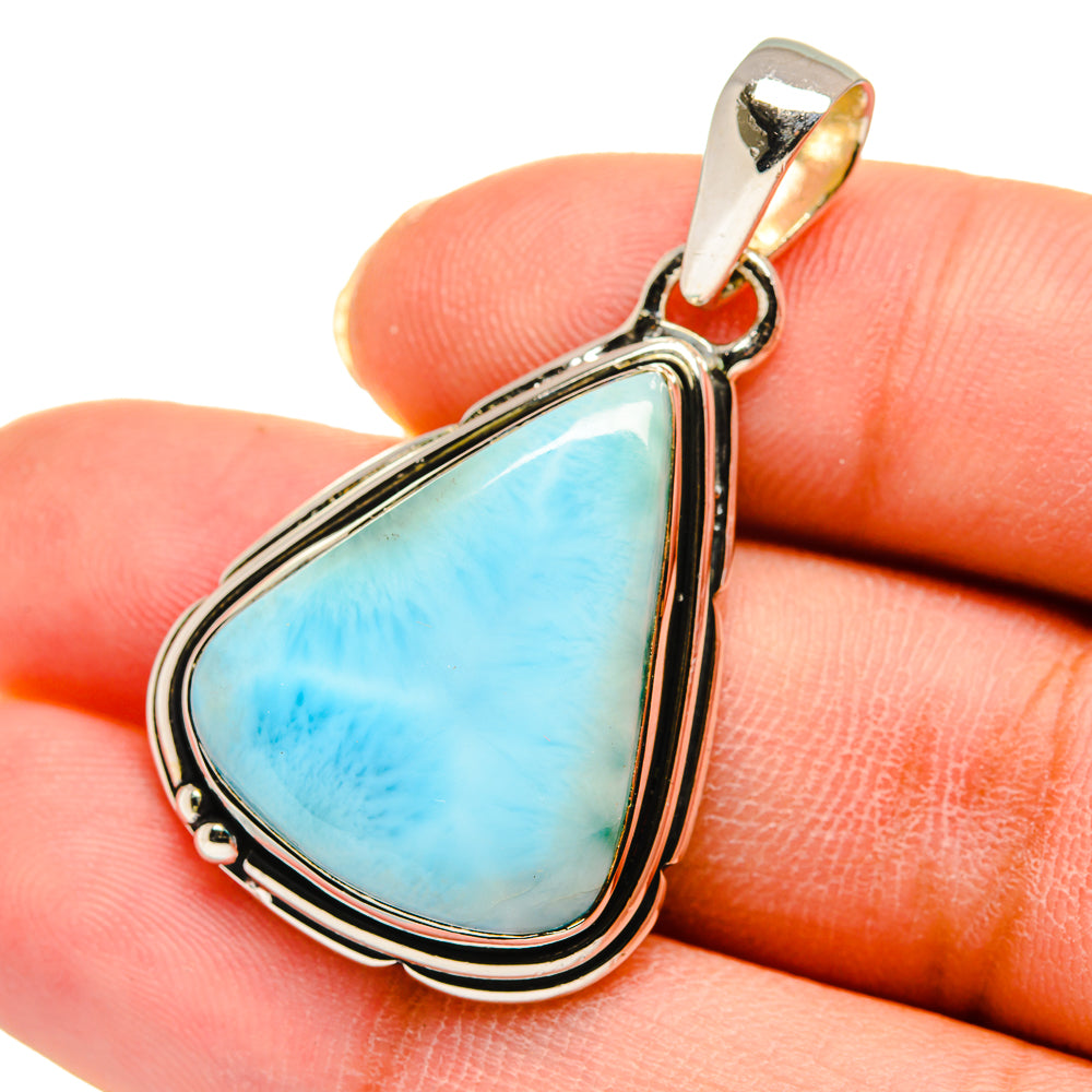 Larimar Pendants handcrafted by Ana Silver Co - PD11744
