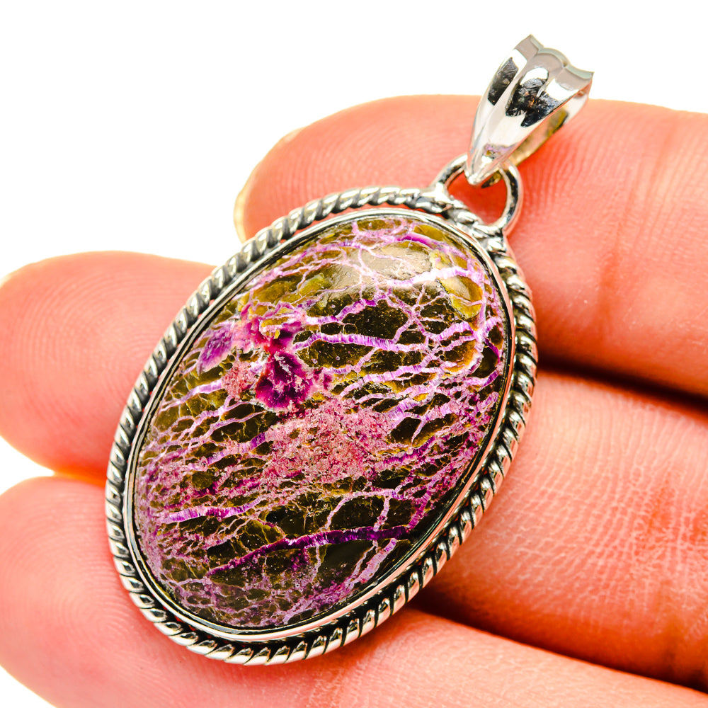 Stichtite Pendants handcrafted by Ana Silver Co - PD11745