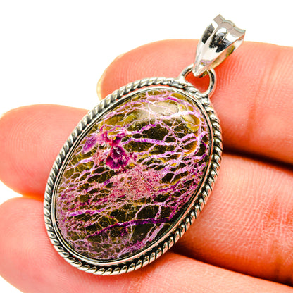 Stichtite Pendants handcrafted by Ana Silver Co - PD11745