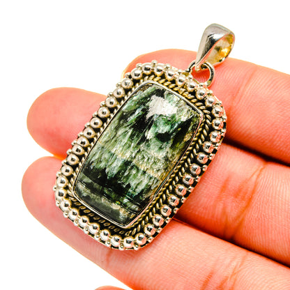 Seraphinite Pendants handcrafted by Ana Silver Co - PD11768