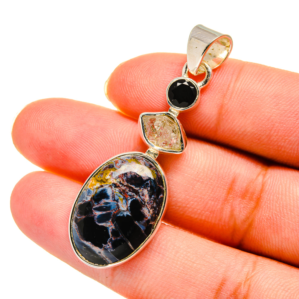 Pietersite Pendants handcrafted by Ana Silver Co - PD11769
