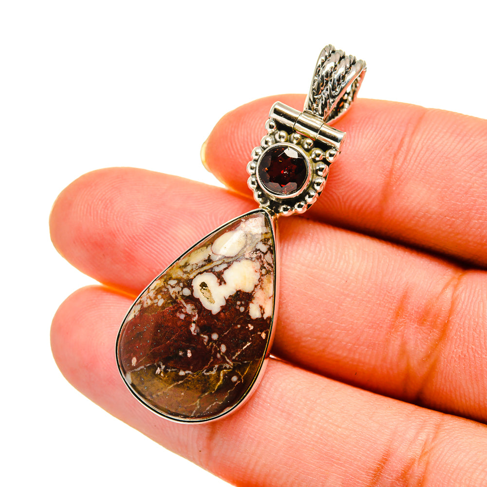 Wild Horse Jasper Pendants handcrafted by Ana Silver Co - PD11773