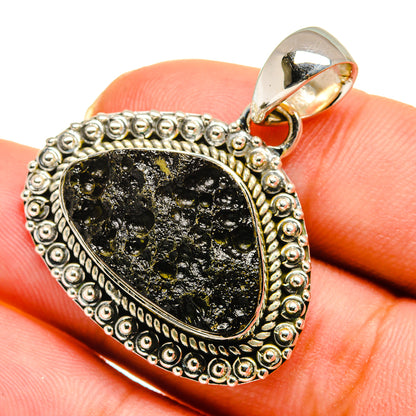 Tektite Pendants handcrafted by Ana Silver Co - PD11776