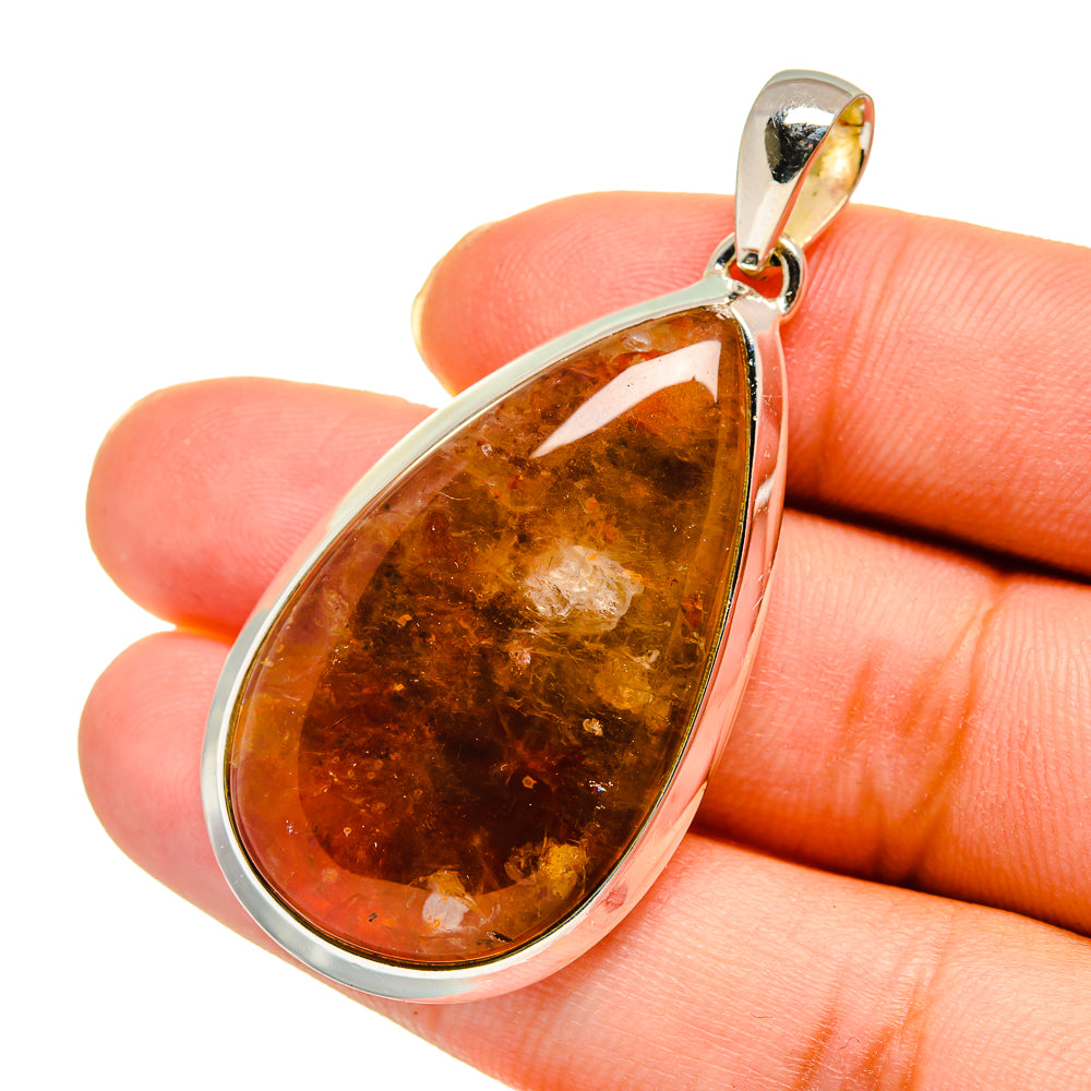 Sunstone Pendants handcrafted by Ana Silver Co - PD11799