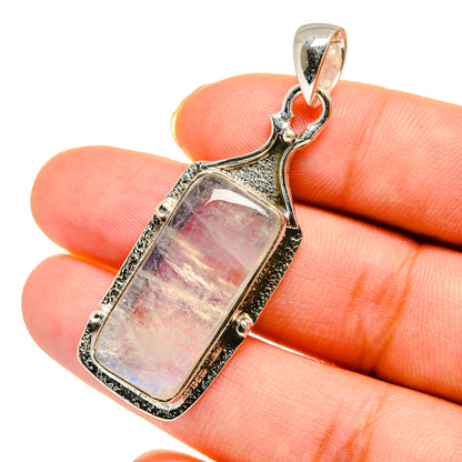 Rainbow Moonstone Pendants handcrafted by Ana Silver Co - PD11801