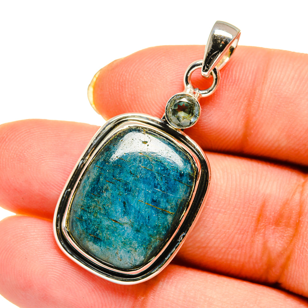 Chrysocolla Pendants handcrafted by Ana Silver Co - PD11805