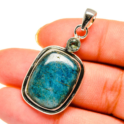 Chrysocolla Pendants handcrafted by Ana Silver Co - PD11805