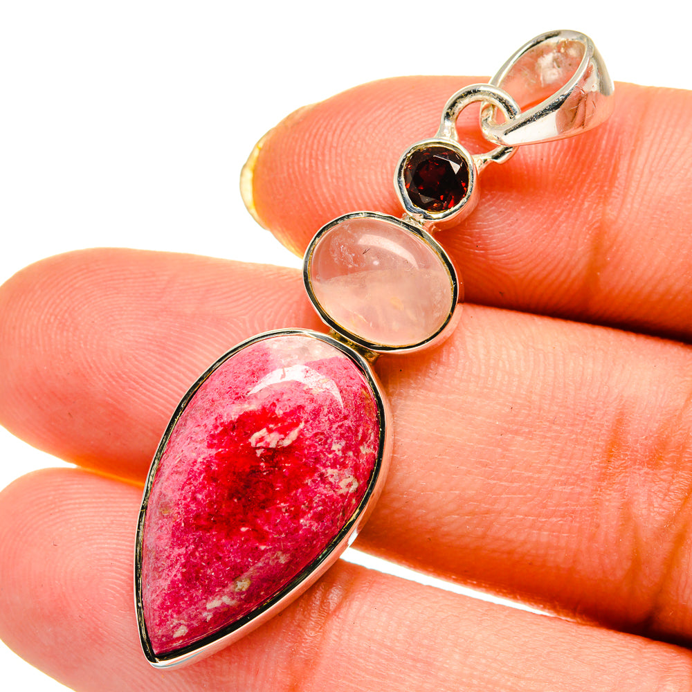 Thulite Pendants handcrafted by Ana Silver Co - PD11806