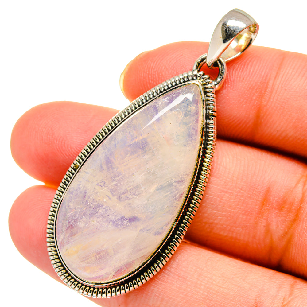 Rainbow Moonstone Pendants handcrafted by Ana Silver Co - PD11817
