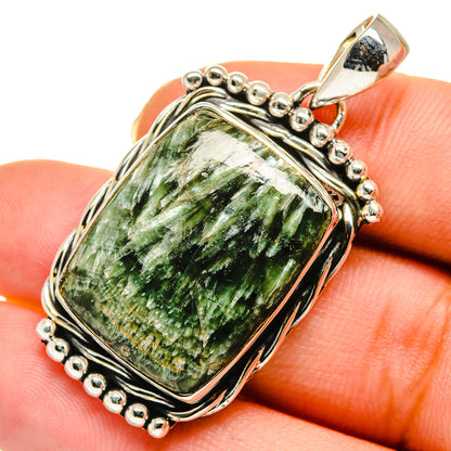 Seraphinite Pendants handcrafted by Ana Silver Co - PD11826