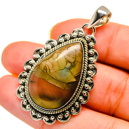 Willow Creek Jasper Pendants handcrafted by Ana Silver Co - PD11838