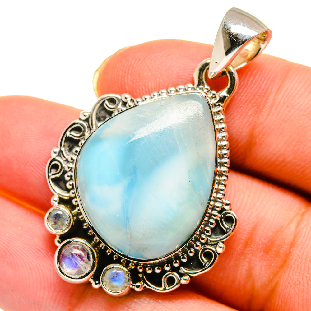 Larimar Pendants handcrafted by Ana Silver Co - PD11845