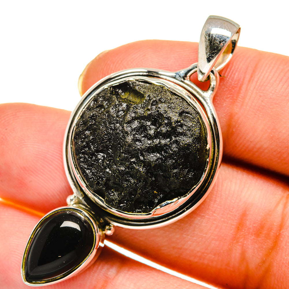 Tektite Pendants handcrafted by Ana Silver Co - PD11860
