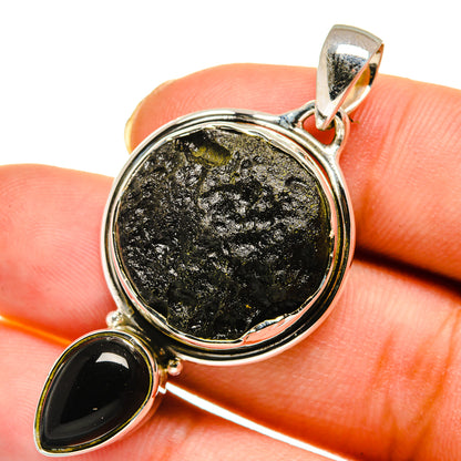 Tektite Pendants handcrafted by Ana Silver Co - PD11860